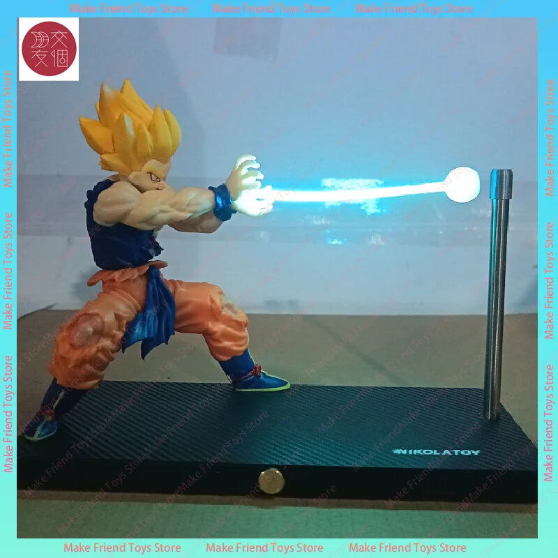 Rechargeable Dragon Ball Gogeta Lamp Gogeta Ligh Son Goku Light Lamp Magnet Light Model Kakarotto Kamehameha Wave Vegetmagnetic
